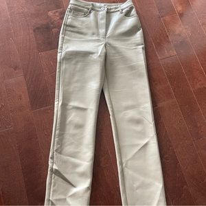 Melina Aritzia pant - faux leather straight leg